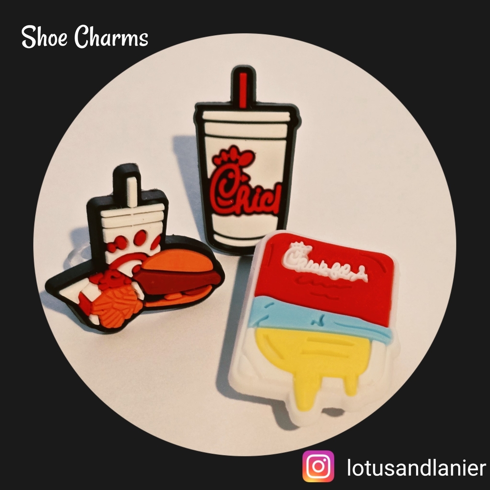 Chick-fil-A Shoe Charms Set